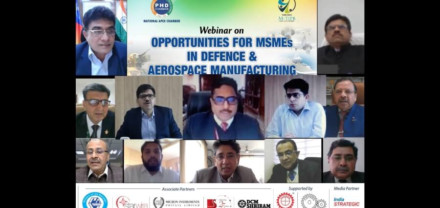 Read more about the article MSMEs have a Strong Foot Hold in Defence Manufacturing Supply Chain: Shri Sanjay Jaju, IAS, Additional Secretary(Defence Production)