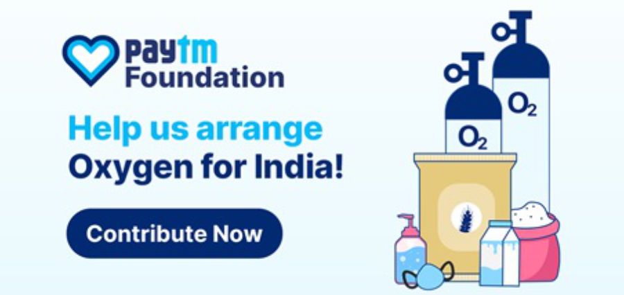 Read more about the article Paytm to airlift 21,000 Oxygen Concentrators under its #OxygenForIndia initiative, aims to facilitate OCs procurement and distribution for other institutions.